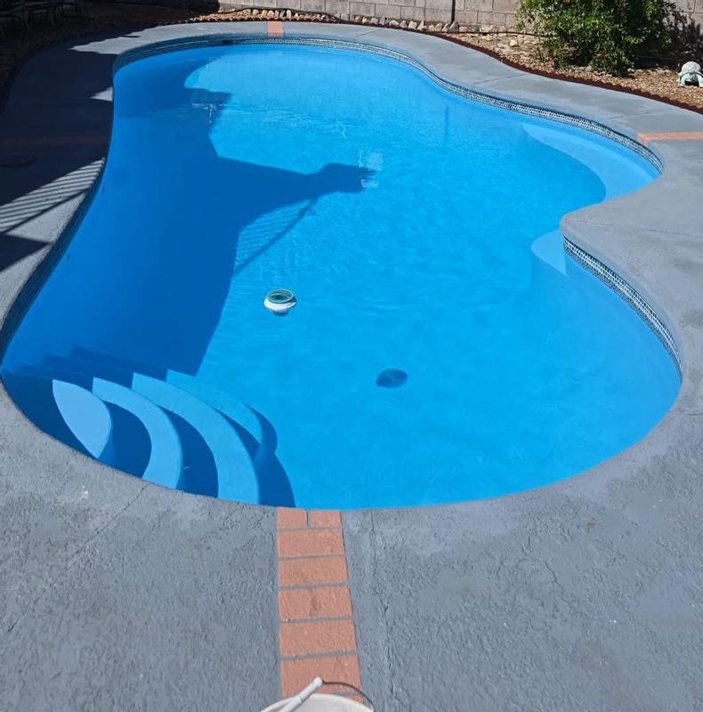 Armorpoxy Industrial Grade, 2 Part Epoxy Pool Paint Satin Light Blue ...