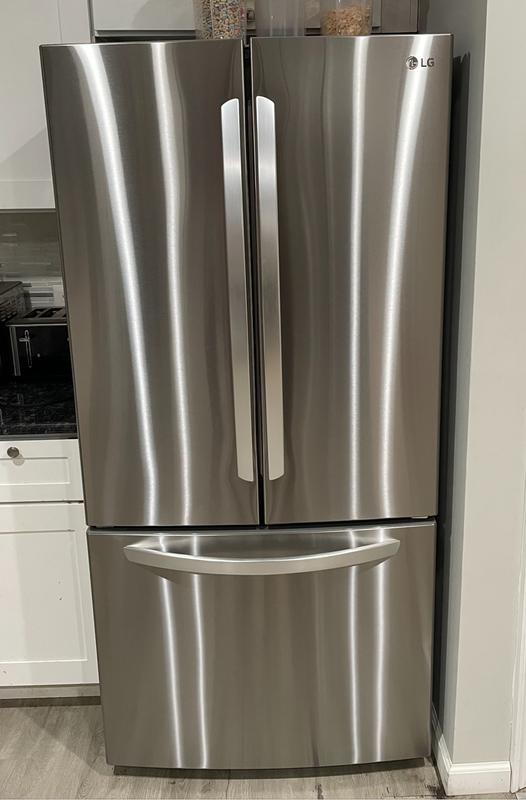 LG LRFCS25D3S 25 Cu. ft. Stainless French Door Refrigerator
