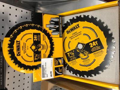 DeWalt DW7112PT Miter Saw Blade 7-1/4 in 24T