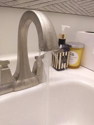 Kohler Ridgeport Waschbeckenarmatur K-R30997-4D-BN – Gebürstetes Nickel, 2 Griffe & 10,2 Cm Zentrierung