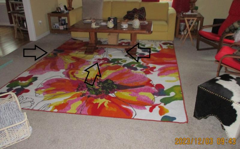 World Rug Gallery Contemporary Bright Flowers Non-Slip (Non-Skid) Multi 1'8 inch x 2'6 inch Indoor Rug