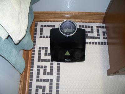 Ozeri Rev Digital Bathroom Scale with ElectroMechanical Weight Dial