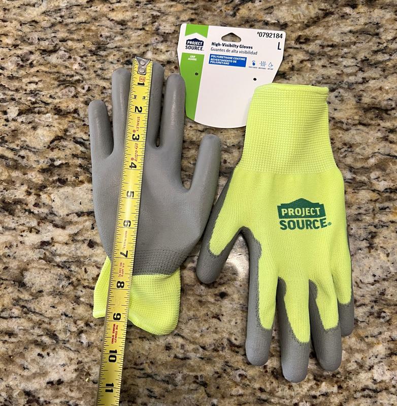 Project Source Large Polyester Mechanical Repair Gloves, (3-Pairs) in the  Work Gloves department at