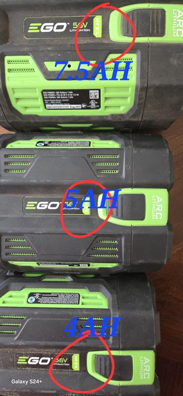 BRAND NEW EGO high quality BRAND BATTERIES. 2.5AH/5.0AH/7.5AH