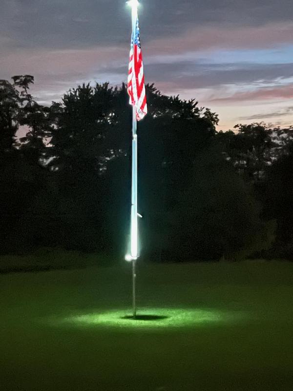 Flagpole solar light deals lowes