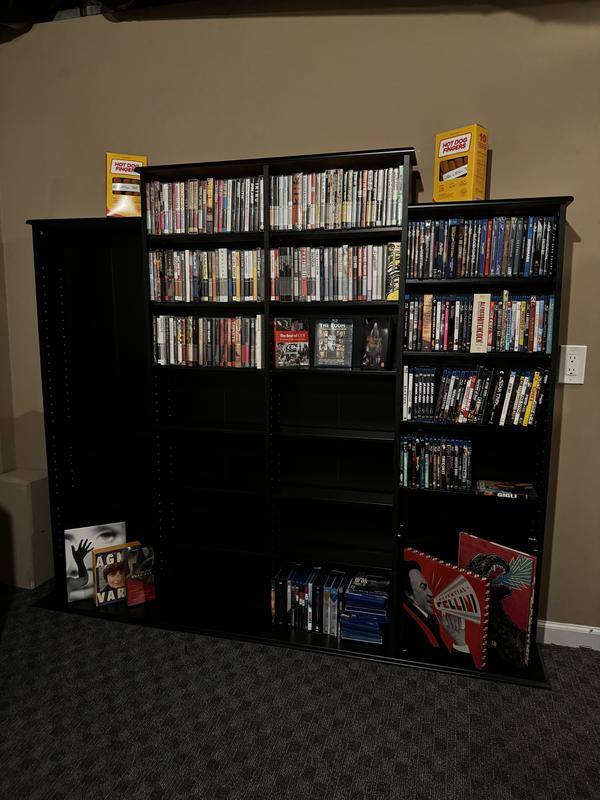Prepac Black Transitional Composite Media Cabinet BMA-1520-K at