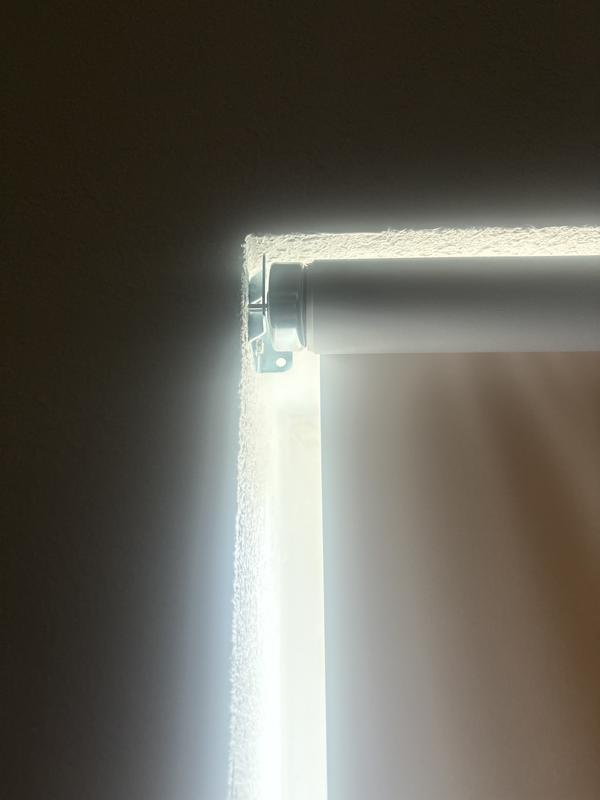 LEVOLOR 73-in x 72-in Cream Room Darkening Cordless Roller Shade at ...