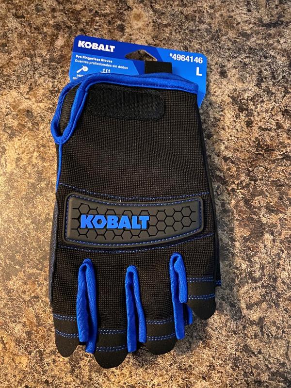 Kobalt Large Blue Nylon Electrical Repair Gloves, (1-Pair) in the