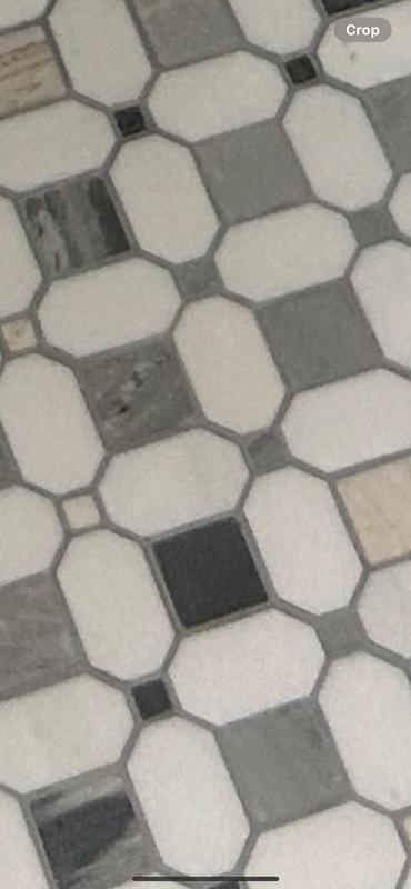 Satori Palissandro Thassos 12-in x 12-in Polished Natural Stone Look Mosaic Floor and Wall Tile (0.95-sq. ft/ Piece)