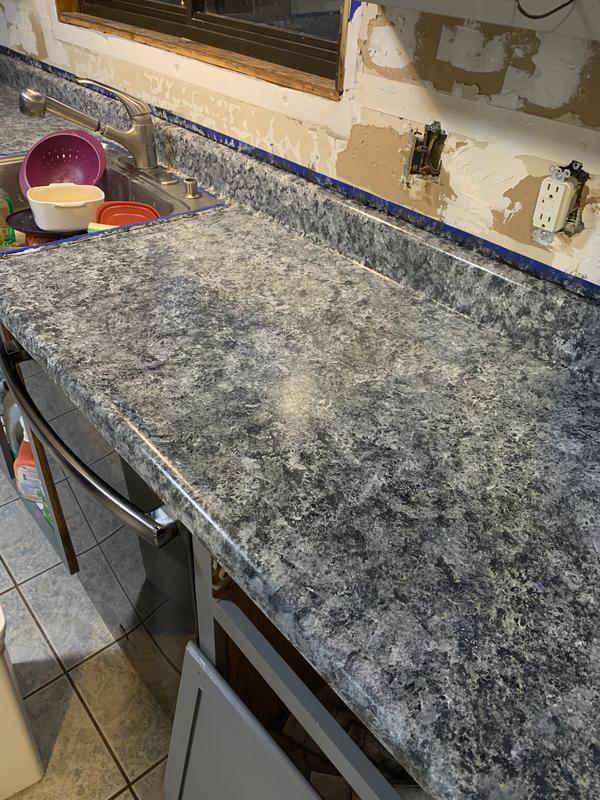 Remodelaholic - Countertop Makeover With Giani Granite Paint Refinishing Kit