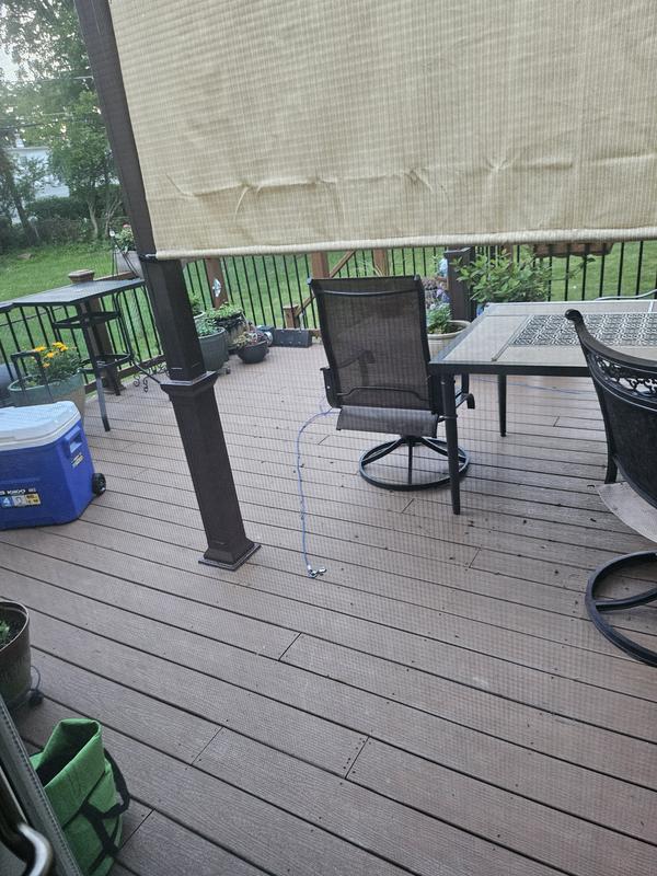 Nuu Garden Patio Chairs Set of 2 Black Iron Frame Swivel Dining Chair ...