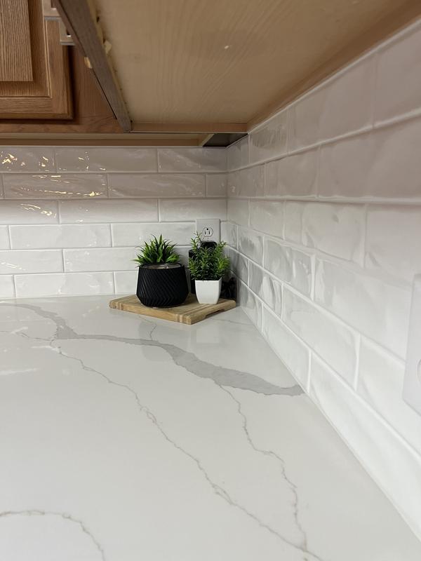 Satori Talesso Smoke 3-in x 12-in Glossy Ceramic Wall Tile (10.66-sq. ft/ Carton)