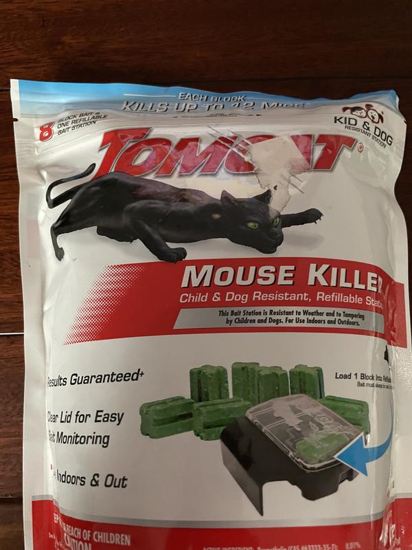 Tomcat Mouse Killer III Kid Resistant Refillable Station