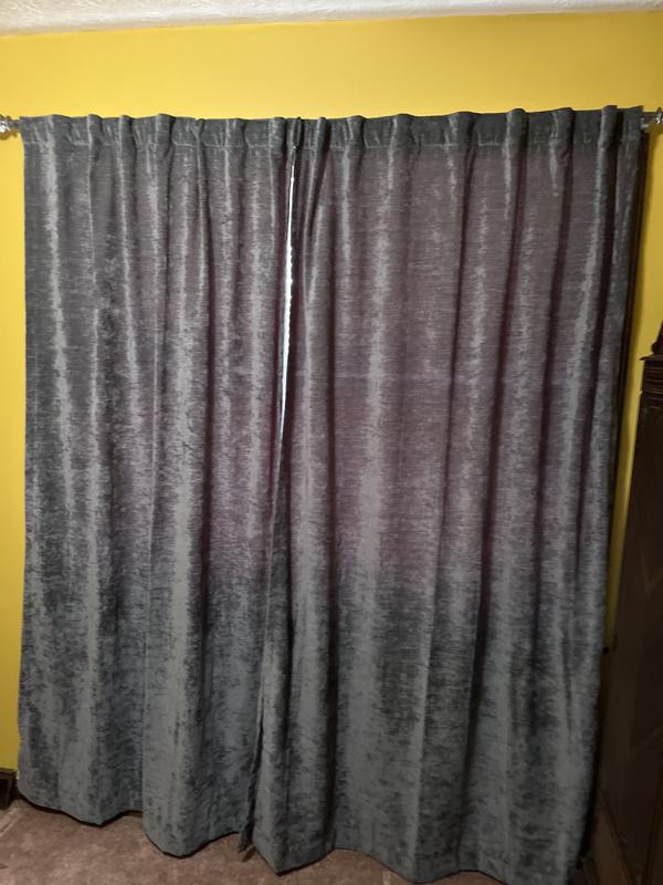 Origin 21 84-in Grey Geometric Light Filtering Back Tab ... - Lowe's