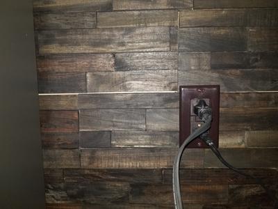 American Olean Rockland Ash Brown 6-in x 24-in Natural Wood Brick Wood Look Wall Tile American Olean Rockland Ash Brown 6-in x 24-in Natural Wood Brick Wood Look Wall Tile