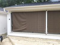 Coolaroo Outback Exterior Roller Shade Mocha Light Filtering