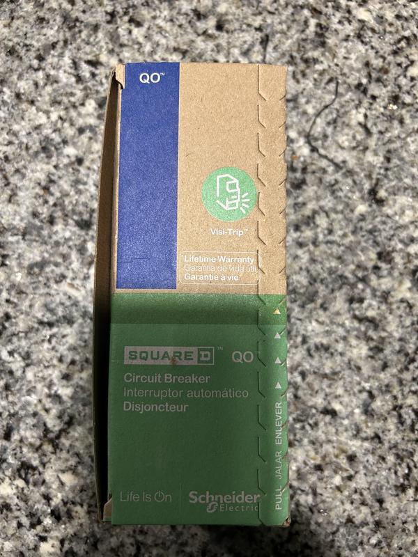 Square D QO 25-amp 2-Pole Standard Trip Circuit Breaker QO225CP at