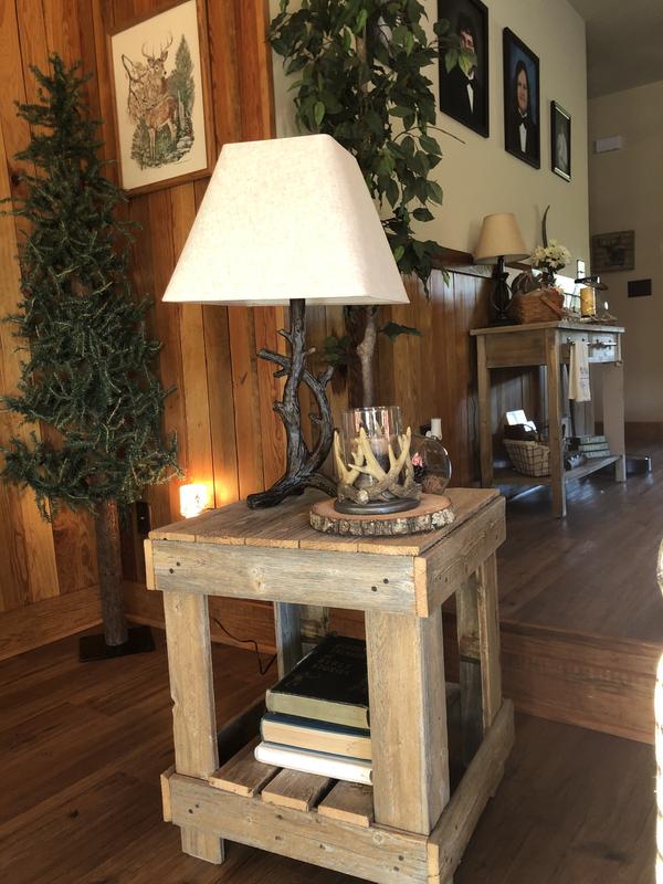 Del Hutson Designs - Rustic Barnwood Coffee Table USA Handmade Reclaimed Wood Natural