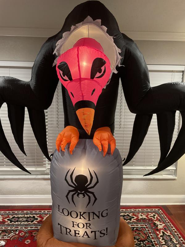 Gemmy 7.5-ft Lighted Tombstone Inflatable 228609 at Lowes.com