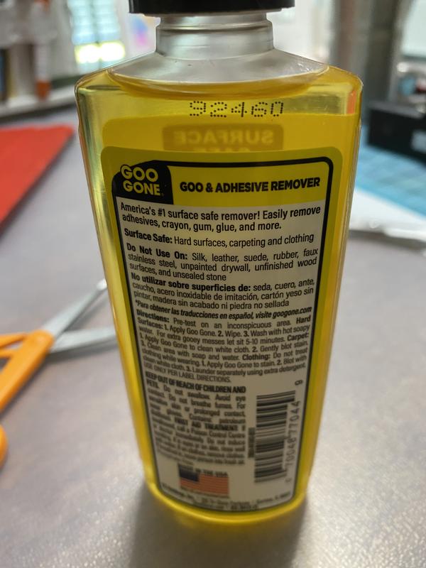 Goo Gone Adhesive Remover - 4 Ounce, Yellow