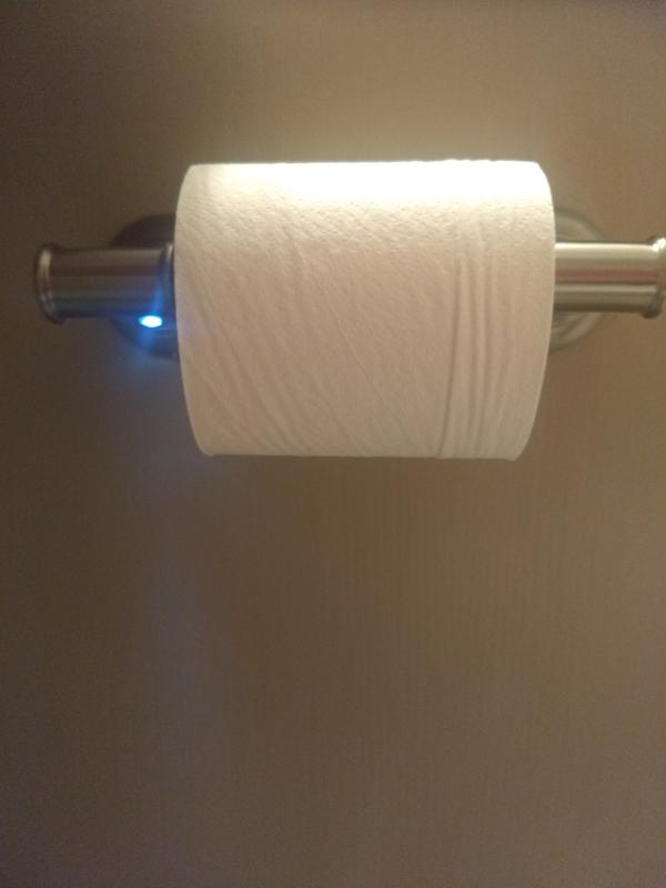 Light up toilet paper holder sales