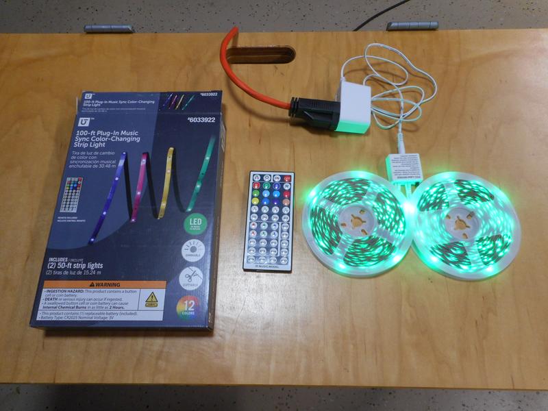 Utilitech Indoor 100-ft Integrated LED Multicolor Tape Light in the ...