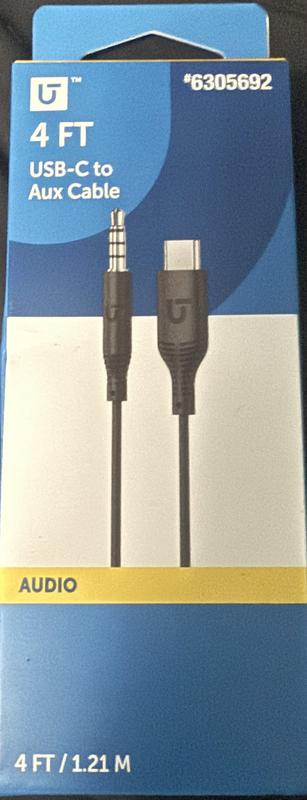 Utilitech 4-ft Usb-c Black Cable 8B47-3190015R-FG at Lowes.com