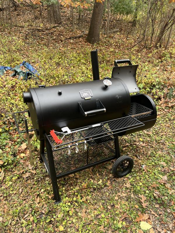 Oklahoma Joe's Highland Reverse Flow Offset 1197-Sq. in Black