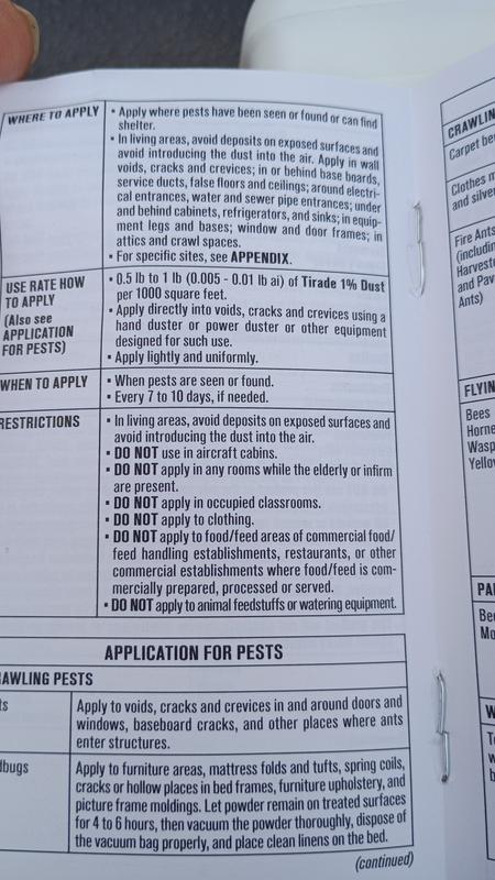 Atticus Tirade Dust Insecticide (1.25 LB) Ready-to-Use Insect Control ...