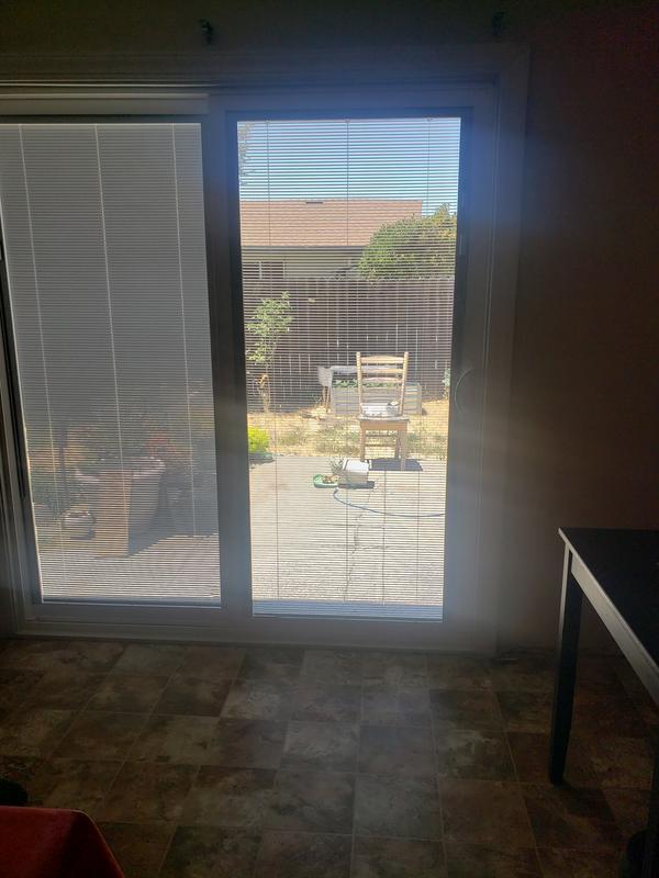 Pella 150 Series 72-in x 80-in x 4-9/16-in Jamb White Vinyl Left-hand ...