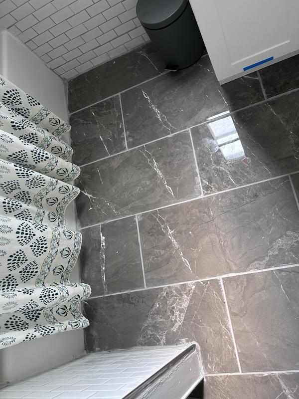 Origin 21 Taupe Agate 12-in x 24-in Polished Porcelain Marble Look Floor and Wall Tile (1.937-sq. ft/ Piece)
