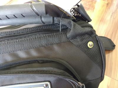 AWP HP Black/Hi Vis Green Polyester 14-in Zippered Tool Bag at