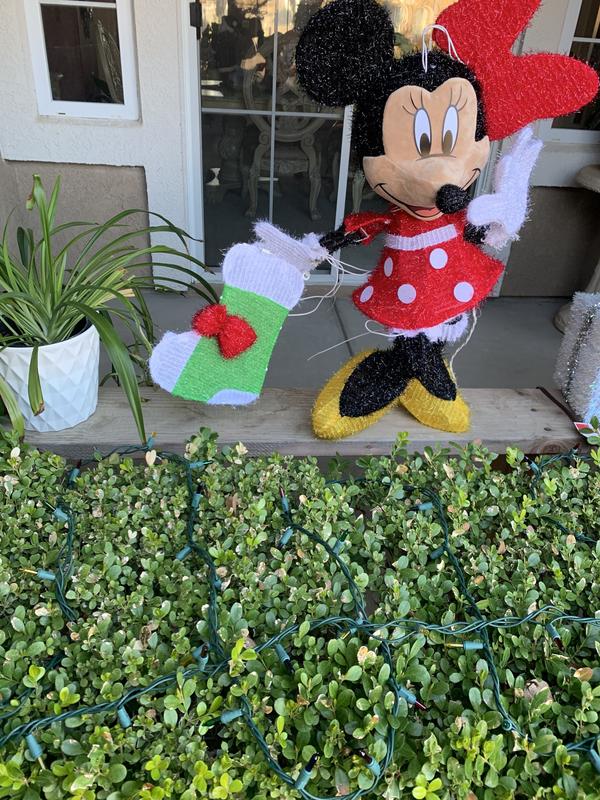 Disney Mickey and Minnie 30.98-in Mouse Yard Decoration with White LED Lights | 881925