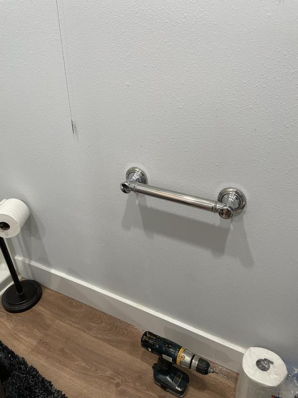 Avalanche metal shelf for toilet paper rolls