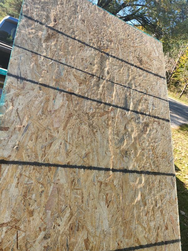 1/2-in x 4-ft x 8-ft OSB (Oriented Strand Board) Sheathing in the