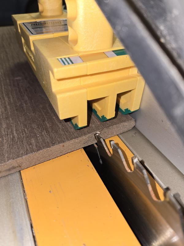 MICROJIG GRR-RIPPER 2GO Safety Guardrail, Plastic Casing, Yellow ...