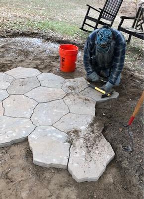 Prism 21 In L X 16 In W X 2 In H Patio Stone In The Pavers Stepping Stones Department At Lowes Com