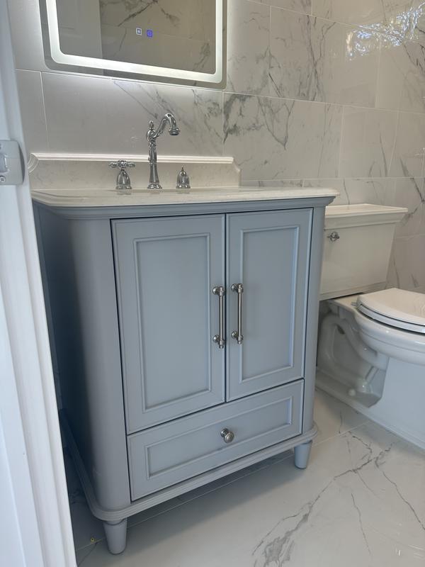Shop allen + roth Colchester Muse Gray Bathroom Vanity Collection at ...