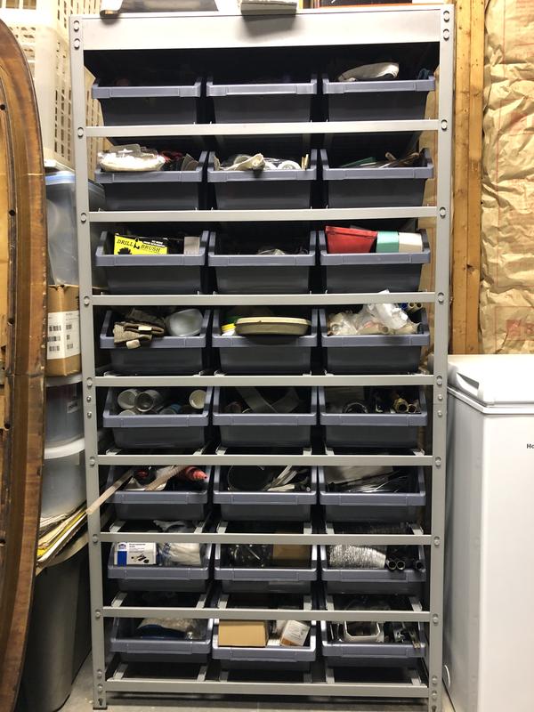 KING'S RACK Storage Bin Rack System Steel Heavy Duty 8-Tier Utility ...
