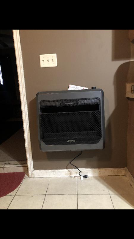 Bluegrass Living 30000-BTU Wall or Floor-Mount Indoor Liquid Propane  Vent-Free Convection Heater in the Gas Space Heaters department at Lowes.com