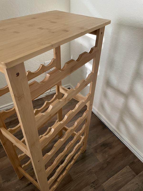 ClosetMaid 28-Bottle Tan Wood Wine Rack 10000-00605 at Lowes.com