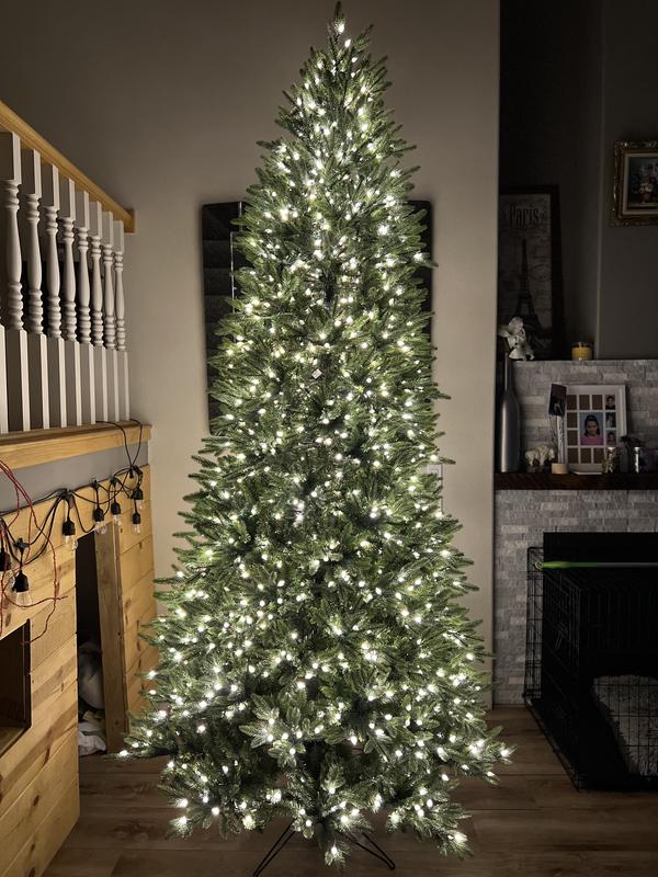 GE 9-ft Pinehurst Fir Easy Shape Pre-lit LED Artificial GE 9-ft Pinehurst Fir Easy Shape Pre-lit LED Artificial