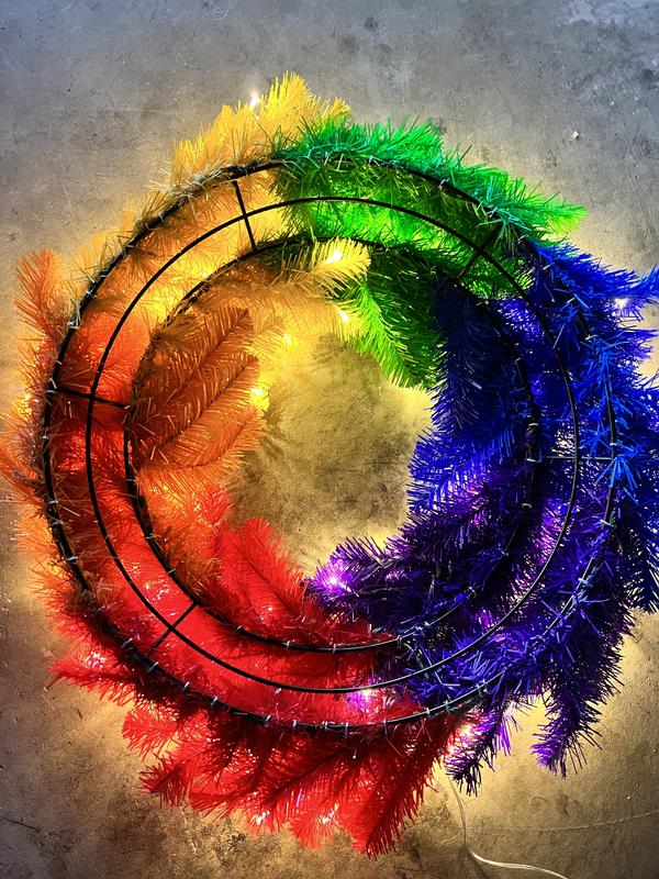 Holiday Living Pride Rainbow 30-in Pre-lit Indoor/Outdoor Multiple