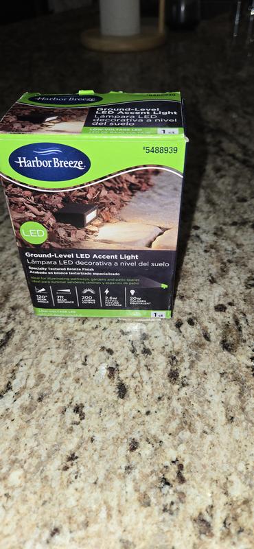 Harbor Breeze 200-Lumen 2.6-Watt Specilaty Textured Bronze Low