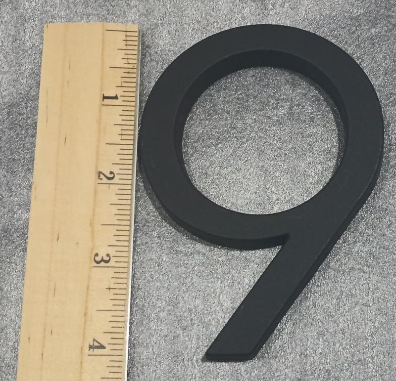 Origin 21 Urbana Park 4-in Black Number 1 33711PKBLG at Lowes.com