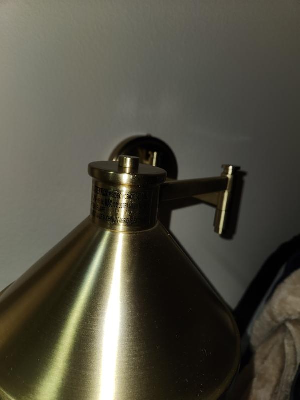 allen + roth Shadley 8-in W 1-Light Brushed Gold Modern/Contemporary ...