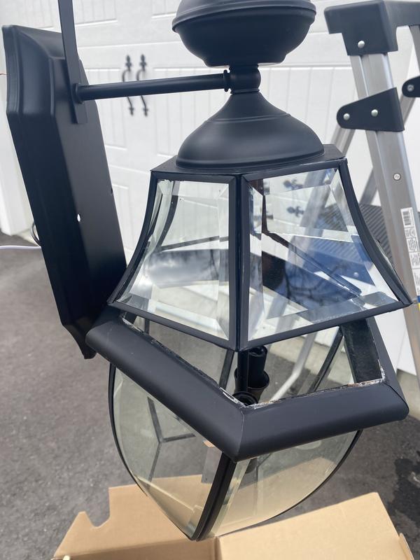 allen + roth Brayden 1 -Light 13.62-in H Matte Black