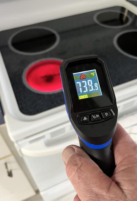 Kobalt Non-contact Lcd Temperature Alarm Infrared Thermometer in