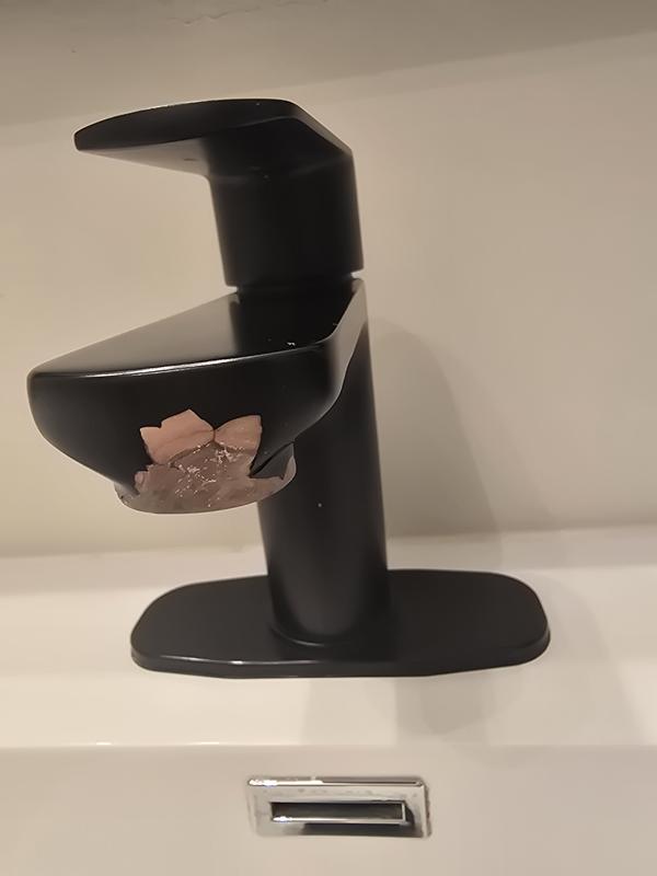 allen + roth Candace Chrome Single Hole 1-handle WaterSense