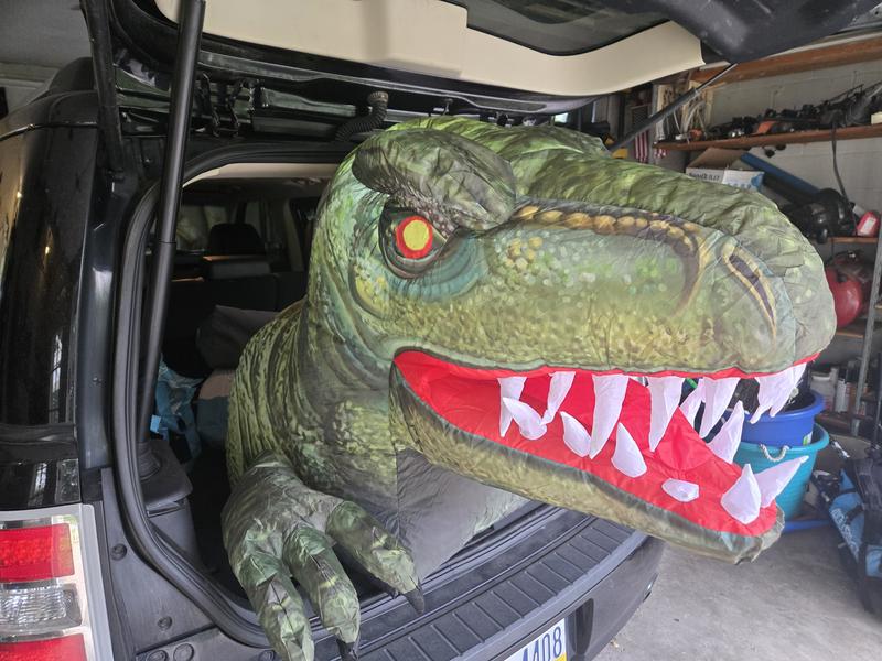 SYNCFUN 3-ft Freestanding Lighted Dragon Inflatable 31785 at Lowes.com
